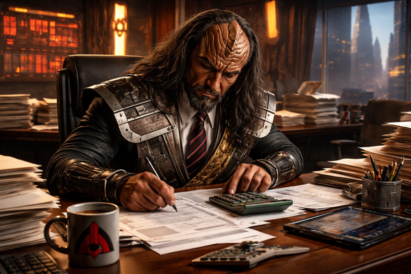 A Klingon accountant