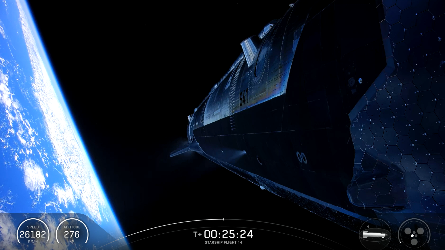 Paso clave hacia Marte: SpaceX logra colocar el megacohete Starship en órbita