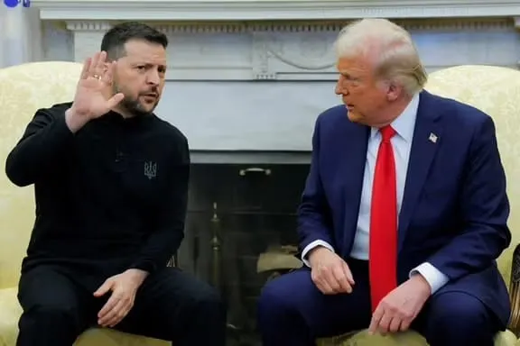 Trump y Zelensky en La Casa Blanca. Fuente: AP