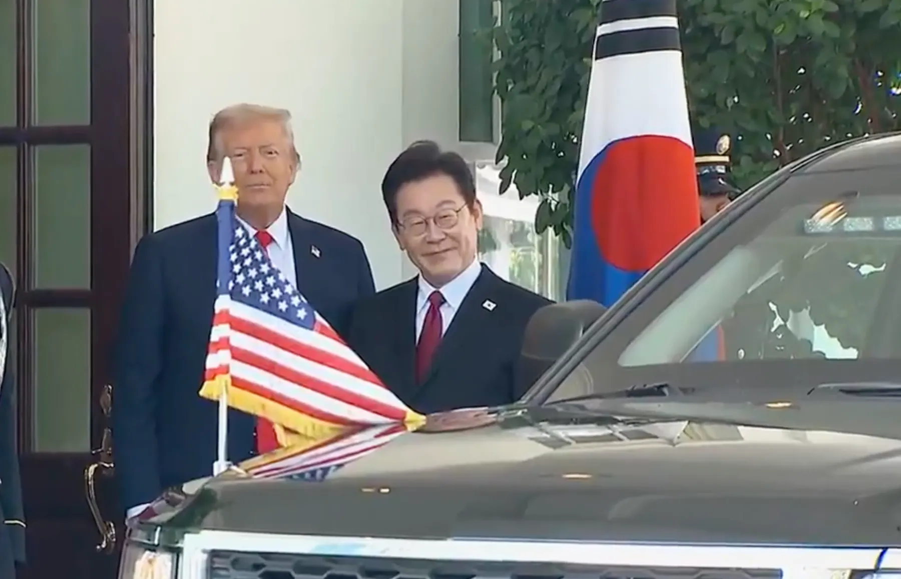 Trump recibe en la Casa Blanca al presidente de Corea del Sur