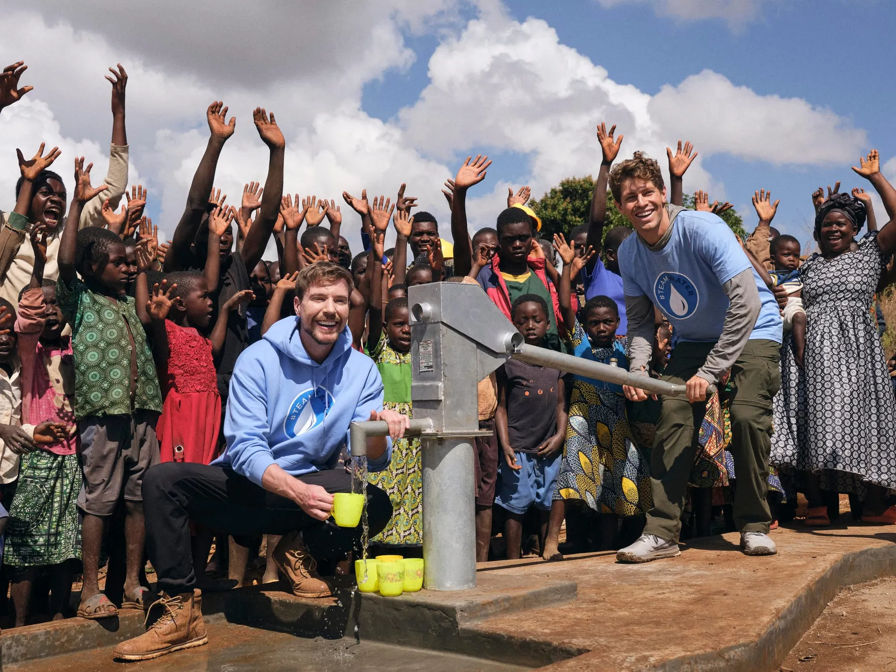 MrBeast Lidera #TeamWater: Campaña Global con WaterAid para Llevar Agua Potable a 2 Millones de Personas