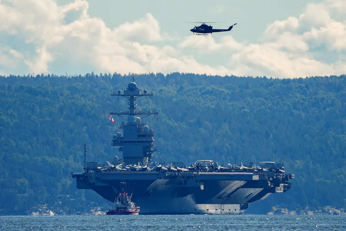 Estados Unidos despliega el portaaviones USS Gerald R. Ford en el Caribe en medio de tensiones con el régimen de Maduro