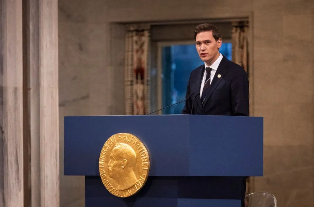 Discurso del Presidente del Comité Noruego del Nobel por el Premio Nobel de la Paz 2025