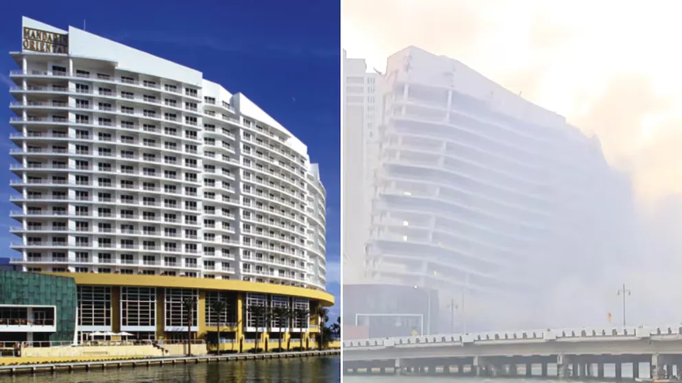 Implosión del histórico Mandarin Oriental transforma el perfil urbano de Miami