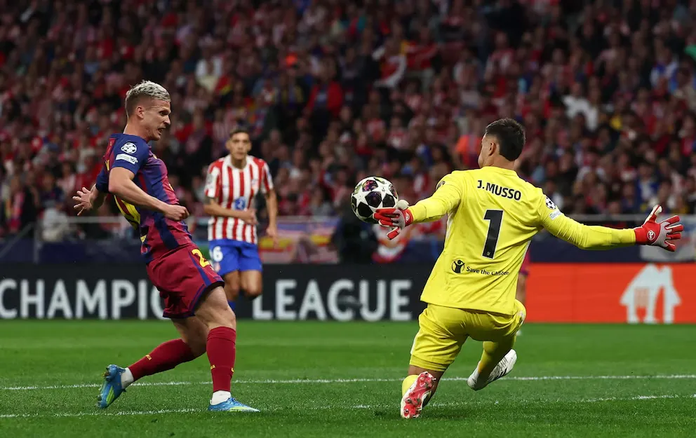 El Atlético de Madrid resiste ante el Barcelona y se clasifica a semifinales de la Champions