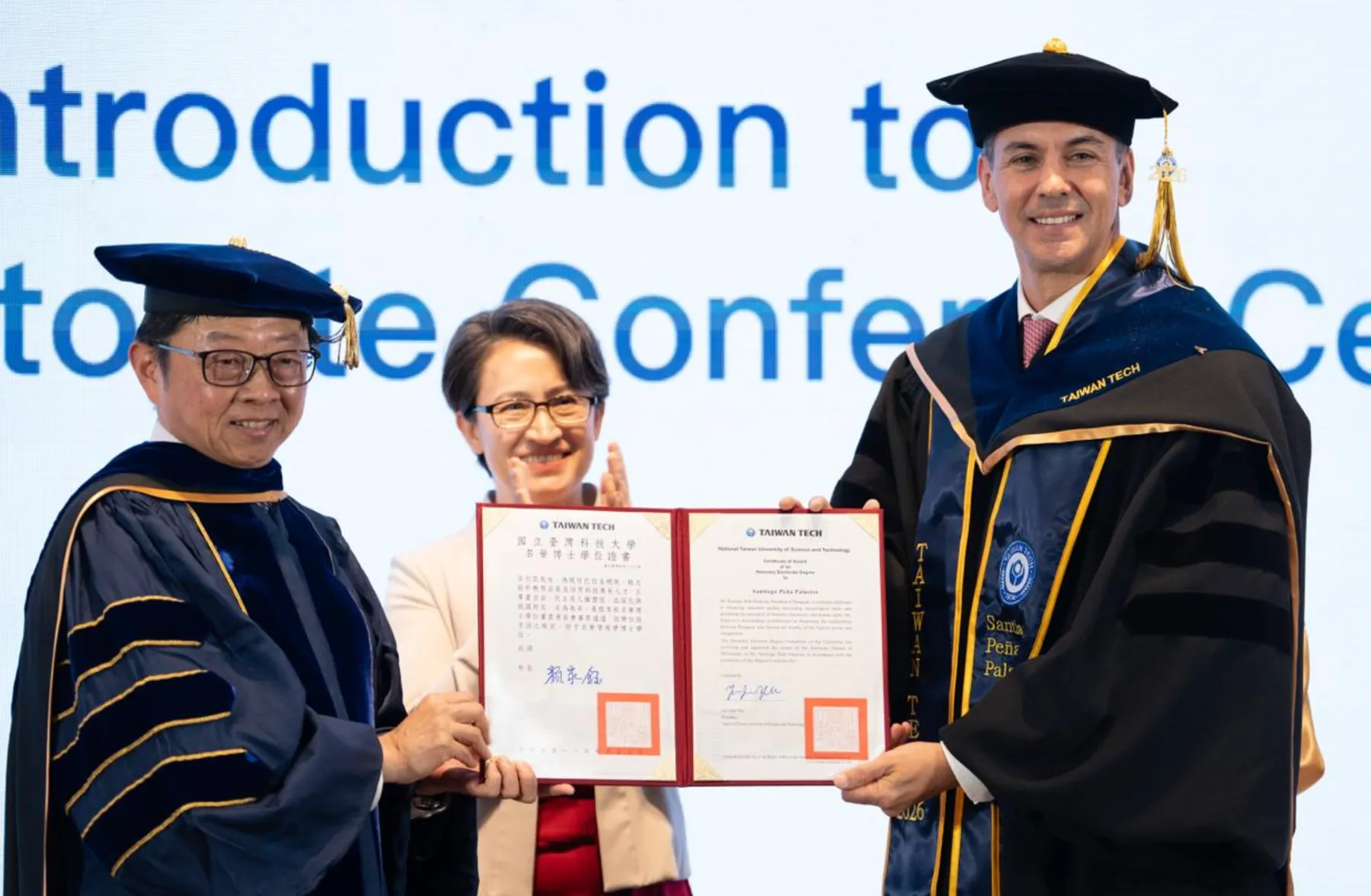 Santiago Peña recibe el Doctorado Honoris Causa de Taiwan Tech y reafirma la alianza estratégica entre Paraguay y Taiwán