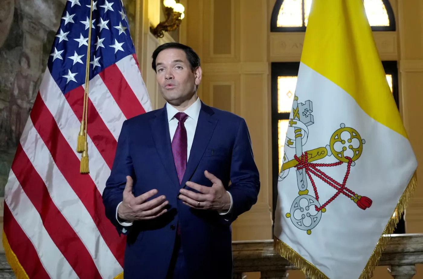 Marco Rubio viajará a Italia y el Vaticano para reunirse con el Papa