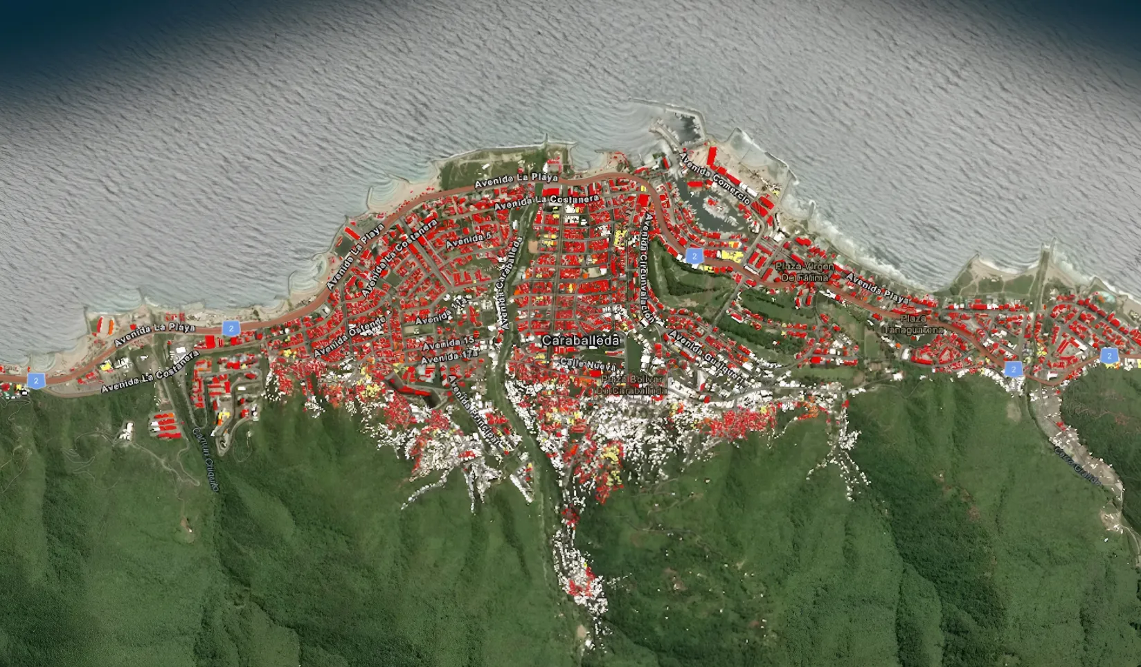 La NASA estima que cerca de 59.000 edificios sufrieron daños tras el doble terremoto en Venezuela