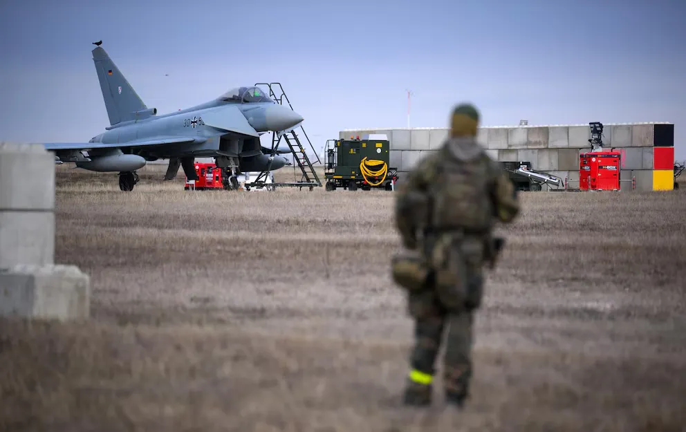 Rumania movilizó cazas Eurofighter tras detectar un ataque ruso contra Ucrania cerca de una región fronteriza