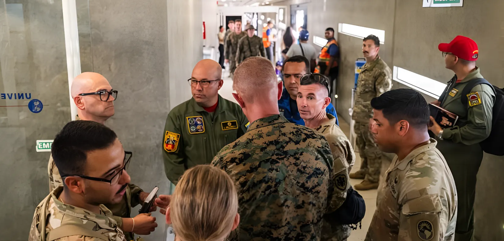 110 aviadores de EE. UU. toman el mando logístico del Aeropuerto de Maiquetía para acelerar la ayuda humanitaria