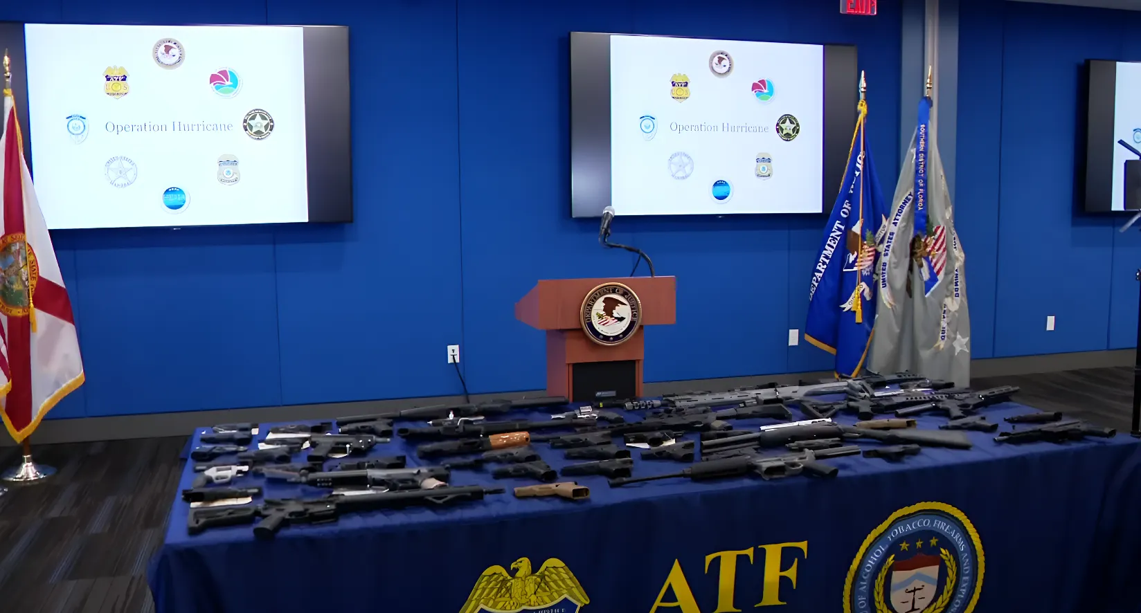 Operación Huracán deja 46 procesados y decenas de armas incautadas en Palm Beach