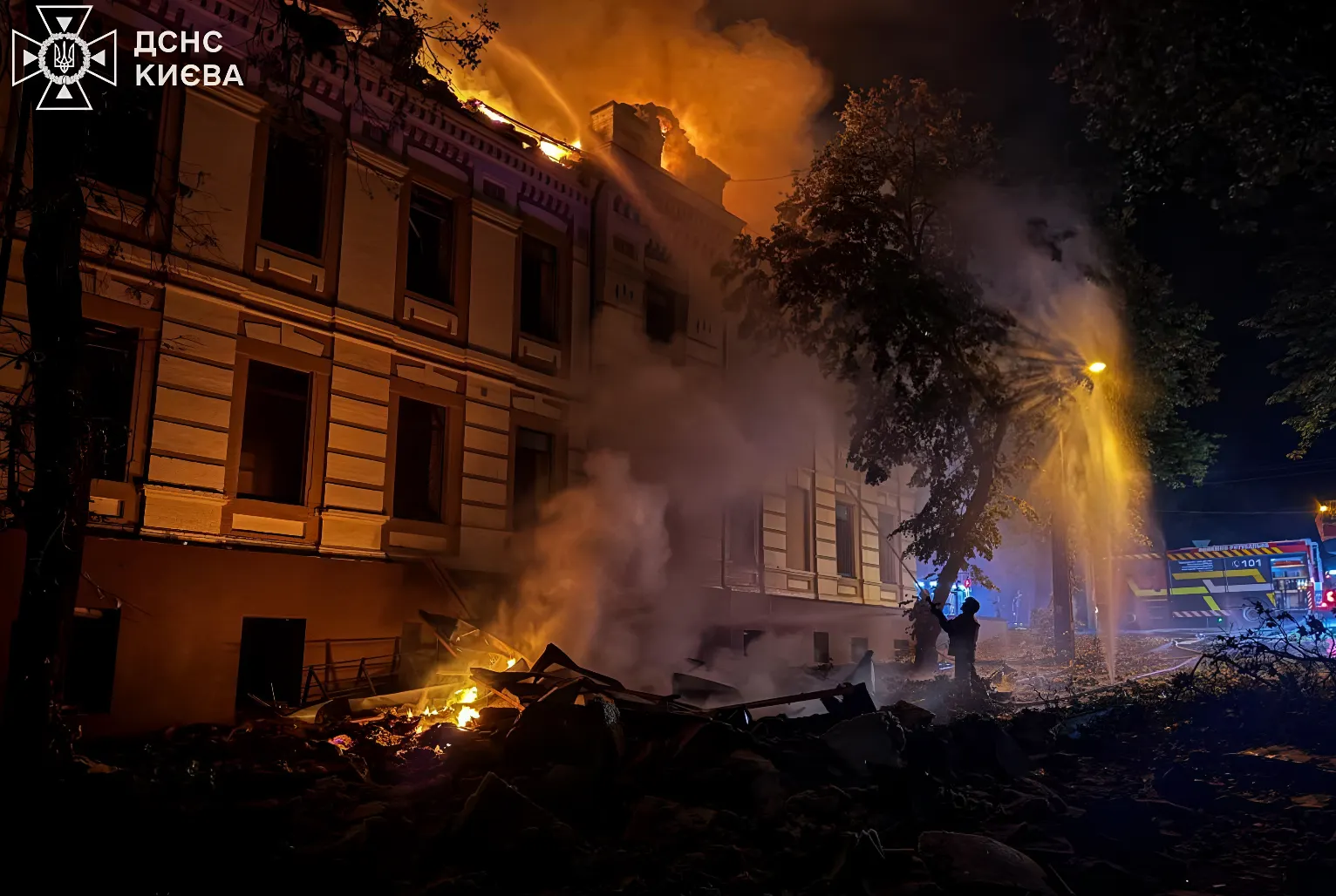 El régimen ruso lanza ataque sobre Kiev dejando un muerto y 16 heridos