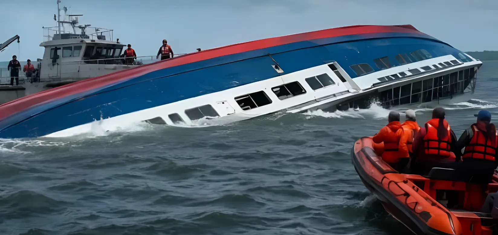 Aumenta a 53 la cifra de muertos tras el naufragio de un ferri en las costas de Guyana