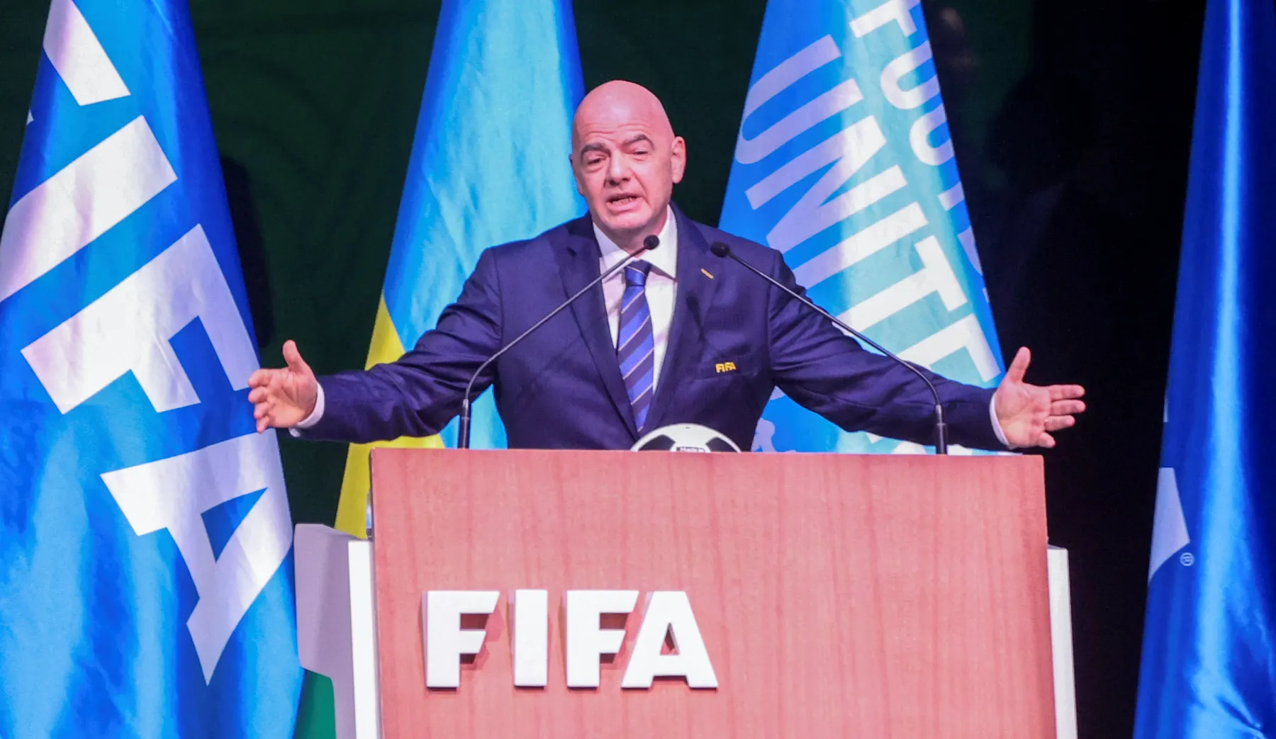Gianni Infantino defendió la legalidad en el caso Balogun: “Los órganos judiciales de la FIFA son independientes”