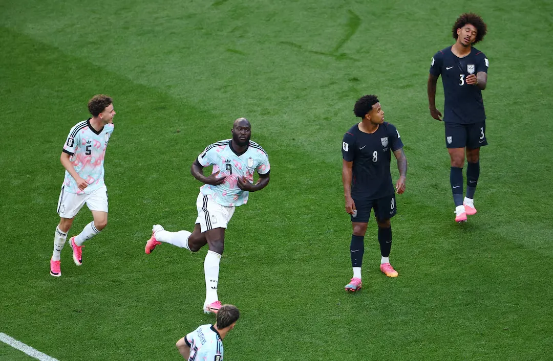 Bélgica elimina por goleada a Estados Unidos y avanza firme a los cuartos de final del Mundial
