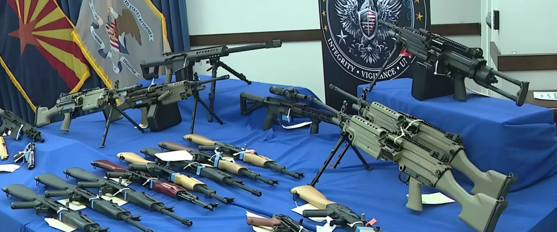 EE. UU. desmantela una red de tráfico de armas que abastecía a cárteles en México