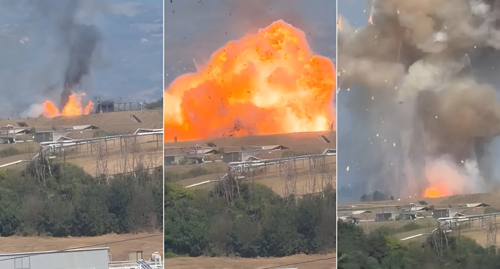 Incendio desencadena explosión en una fábrica de municiones cerca de Roma