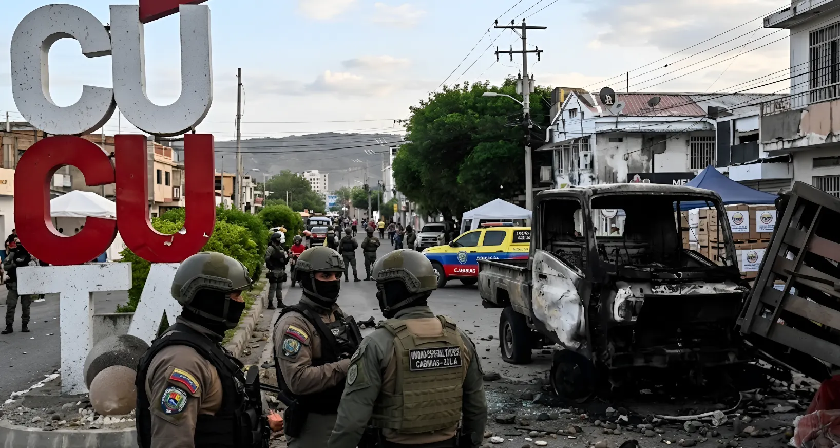 Atentado terrorista del ELN golpea a Cúcuta: 15 heridos por ataque contra el comando policial