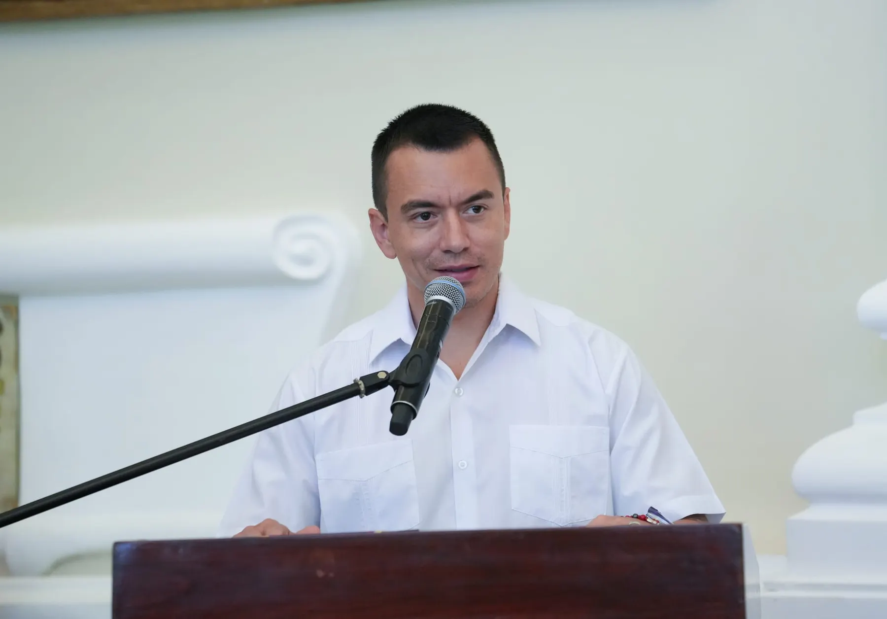 Daniel Noboa respaldó los operativos contra embarcaciones vinculadas al narcotráfico en el Pacífico