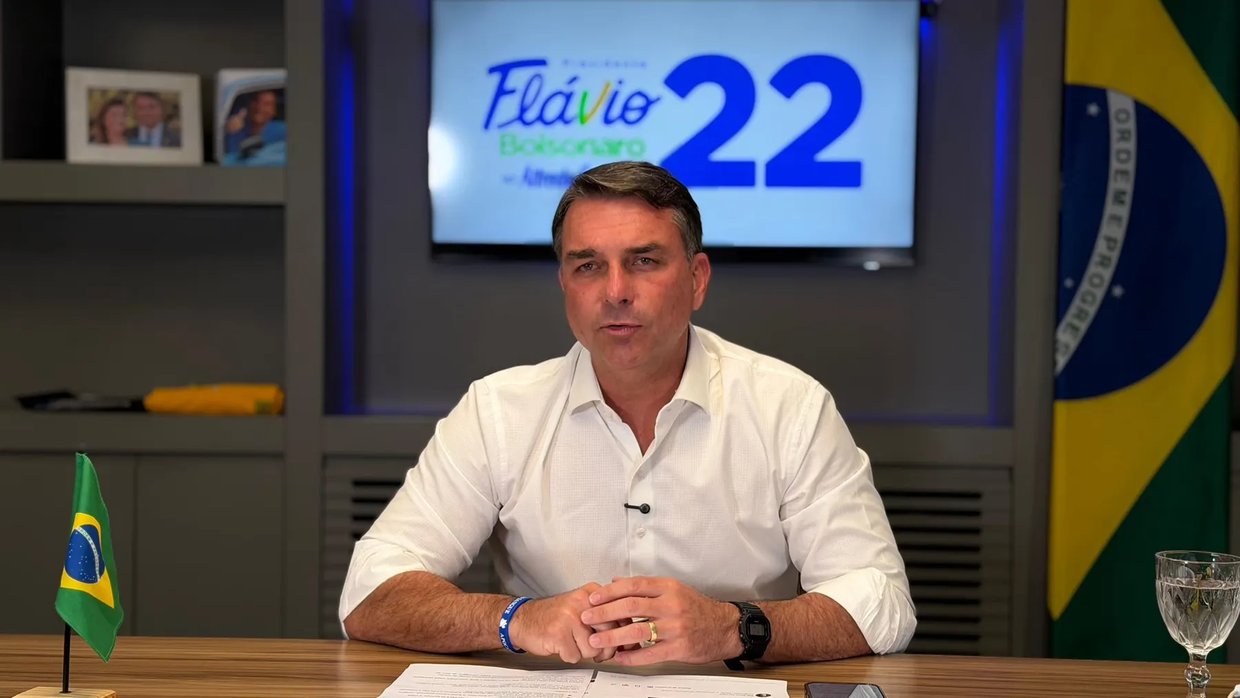Flávio Bolsonaro promete integrar a Brasil en el 'Escudo de las Américas' si alcanza la Presidencia