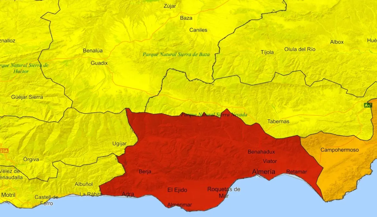 La DANA Adam activa alertas rojas por lluvias torrenciales en el Levante y Cataluña
