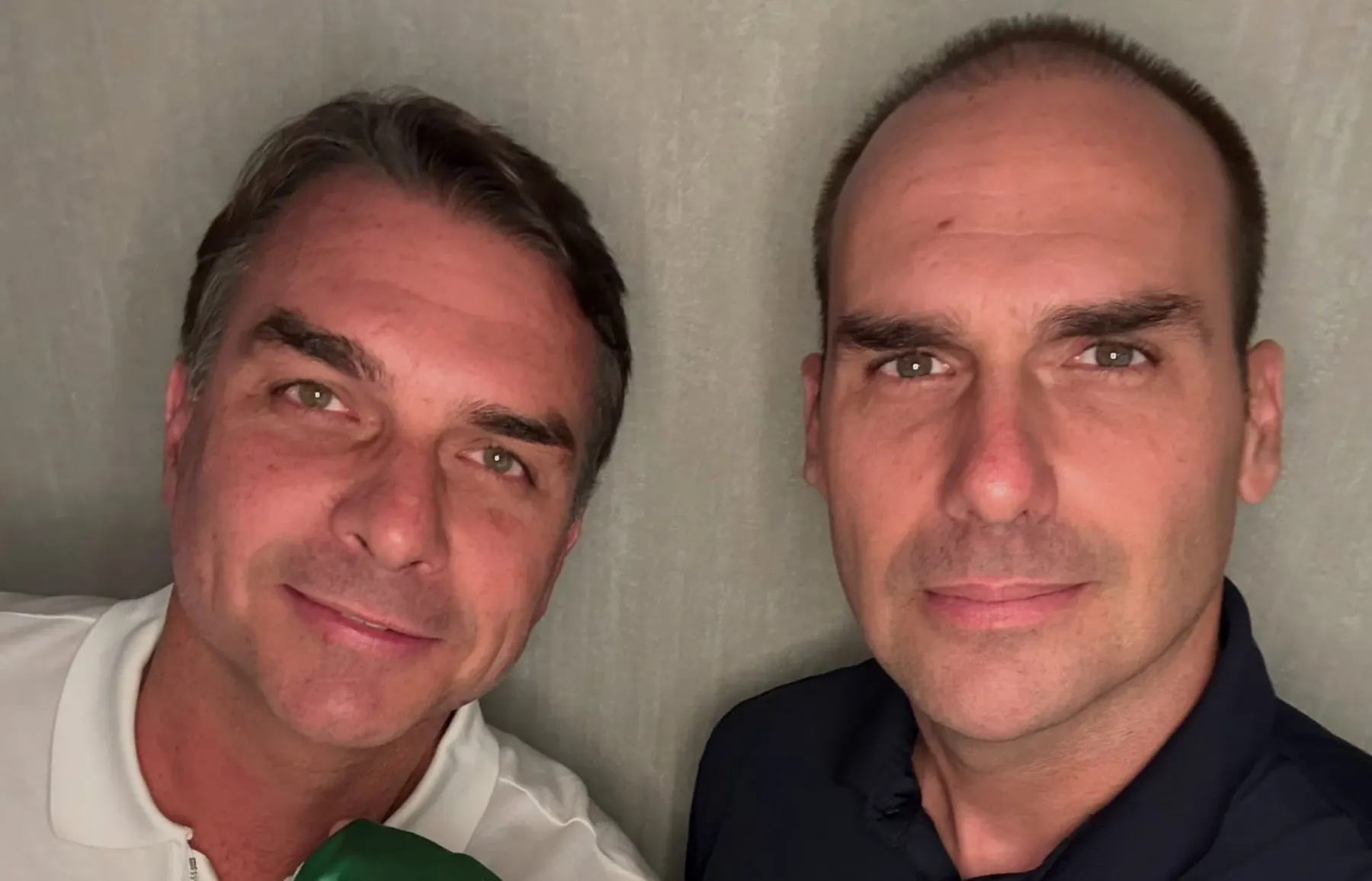 Flávio y Eduardo Bolsonaro se reencuentran en Estados Unidos y reafirman su liderazgo opositor