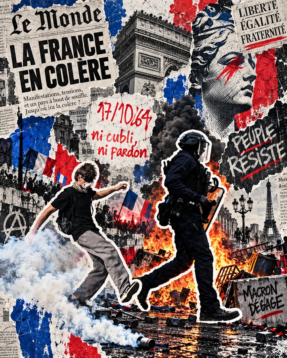 La violencia de la extrema izquierda secuestra la protesta social en Francia