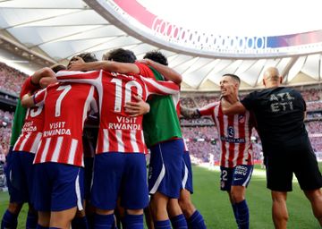 El Atlético de Madrid se impuso en el derbi madrileño frente al Real Madrid de Mourinho