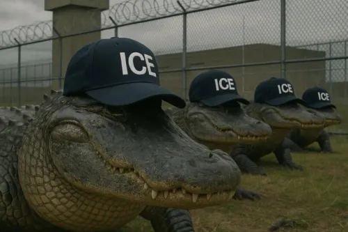 Estados Unidos Remueve a Cerca de 500 Migrantes desde ‘Alligator Alcatraz’ en Florida