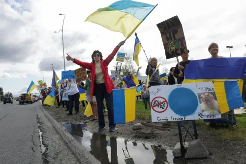 Ola de protestas en Alaska tras la visita de Putin en la víspera de su cumbre con Trump