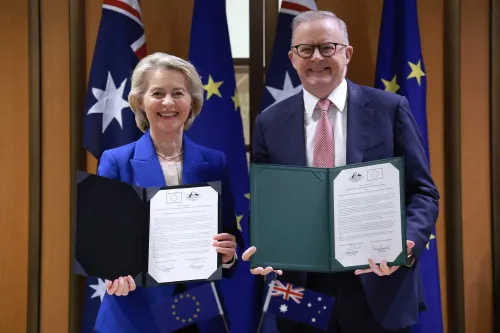 Australia y la UE sellan un acuerdo comercial frente a la inestabilidad global