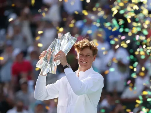 Jannik Sinner se corona en Indian Wells tras superar a Medvedev