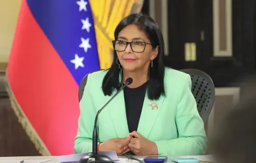 Delcy Rodríguez anuncia plan de ahorro eléctrico de 45 días por altas temperaturas