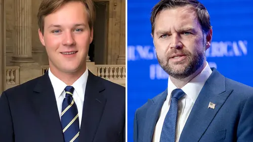 El hijo de Tucker Carlson, Buckley Carlson deja su puesto en el equipo de prensa de la Casa Blanca