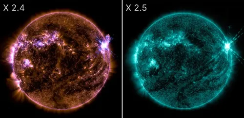 Dos colosales erupciones solares en siete horas provocan apagones de radio en la Tierra