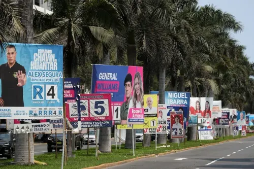 Perú se asoma al abismo electoral con 35 candidatos y el acecho del crimen organizado