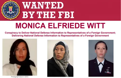 El FBI ofrece 200.000 dólares por la captura de Monica Witt, la exagente acusada de espionaje para Irán