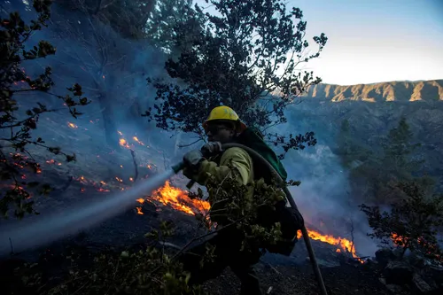 El sur de California frena el avance de la devastadora ola de incendios forestales y estabiliza los cuatro focos principales