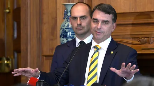 Flávio Bolsonaro se compromete con Donald Trump a sumar a Brasil al "Escudo de las Américas" contra el narcoterrorismo regional