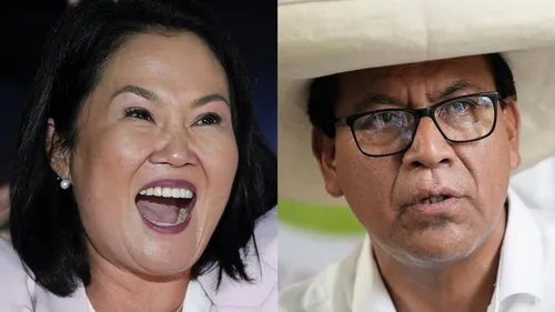 Keiko Fujimori y el izquierdista Roberto Sánchez empatan virtualmente a una semana de las elecciones en Perú