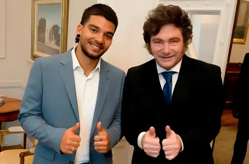 Javier Milei recibió en la Casa Rosada a Yosef Chaim Ohana, ex militar israelí rescatado de Hamas