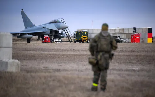 Rumania movilizó cazas Eurofighter tras detectar un ataque ruso contra Ucrania cerca de una región fronteriza