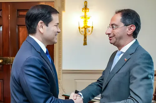 El vicepresidente electo de Colombia se reúne con Marco Rubio en Washington para relanzar la alianza bilateral