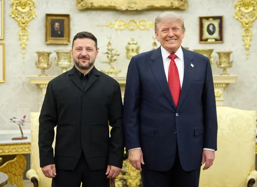Zelenski y Trump concretan reunión bilateral en la Casa Blanca
