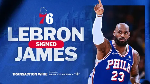 LeBron James firma un histórico acuerdo con Philadelphia 76ers a los 41 años para buscar un nuevo campeonato