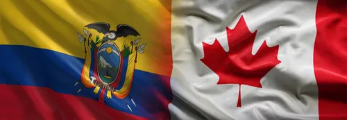 Ecuador y Canadá firman un histórico Tratado de Libre Comercio para ampliar el intercambio bilateral