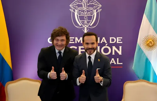 Javier Milei se reúne con Abelardo de la Espriella en Cali a pocas horas de su investidura