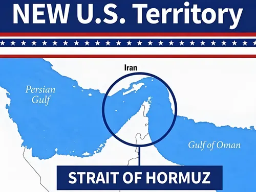 Trump proclama el Estrecho de Ormuz como territorio de EE. UU. a través de una nueva publicación