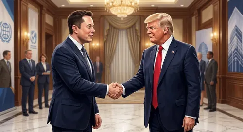 Altos funcionarios de la Casa Blanca facilitaron la conciliación entre Donald Trump y Elon Musk