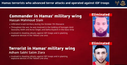 Israel elimina a dos mandos operativos de Hamás implicados en el secuestro de rehenes del 7 de octubre